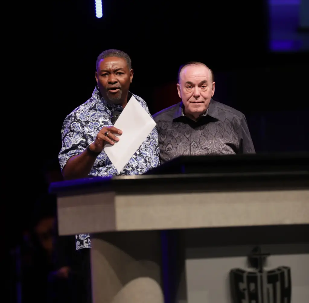 Pastor Bill with pastor Hagin