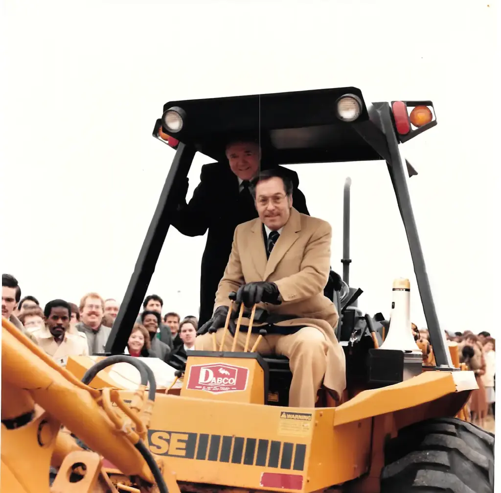 Pastor Hagin And Brother Hagin on The Tractor