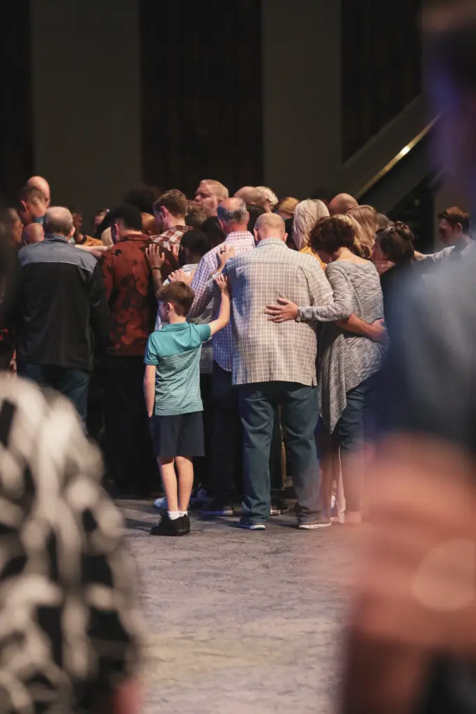 People praying together