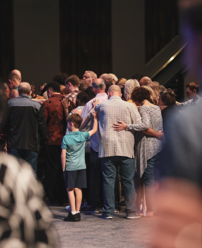 People praying together